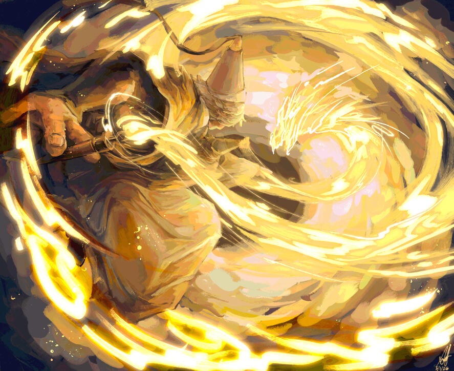 Battle Against the Maze Dragon